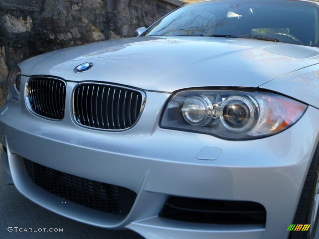 2008 1 Series 135i Convertible - Titanium Silver Metallic / Black photo #20
