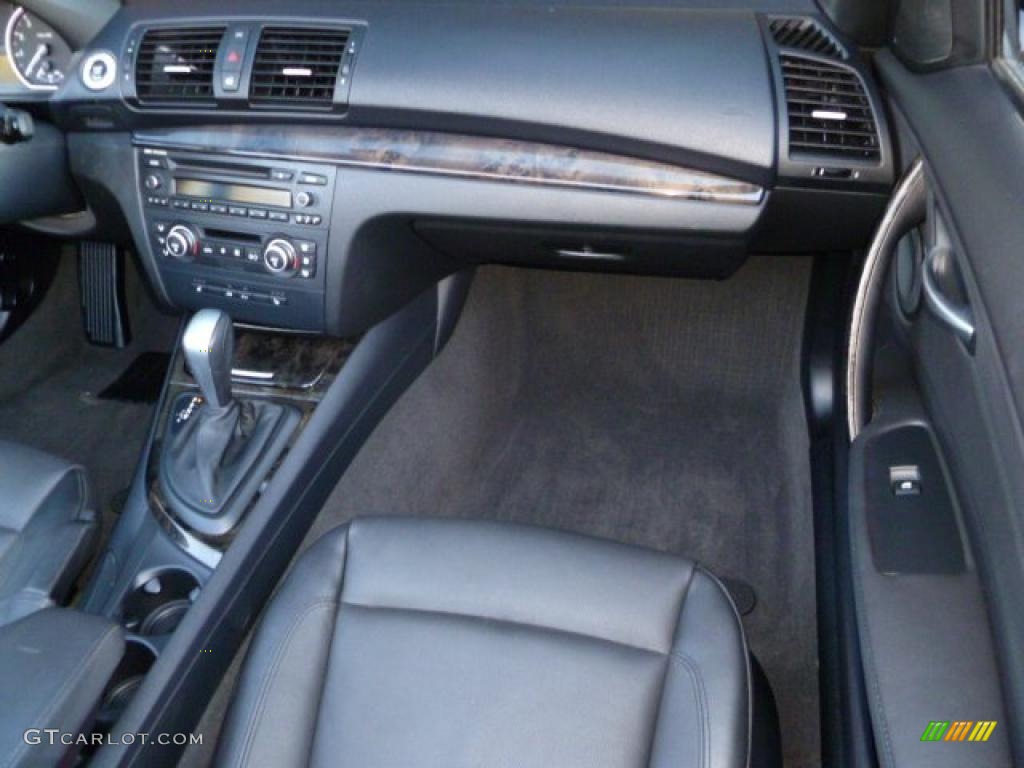 2008 1 Series 135i Convertible - Titanium Silver Metallic / Black photo #28