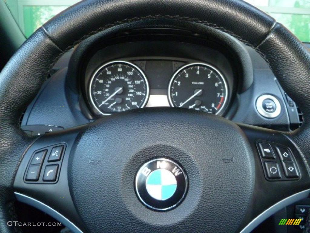 2008 1 Series 135i Convertible - Titanium Silver Metallic / Black photo #32