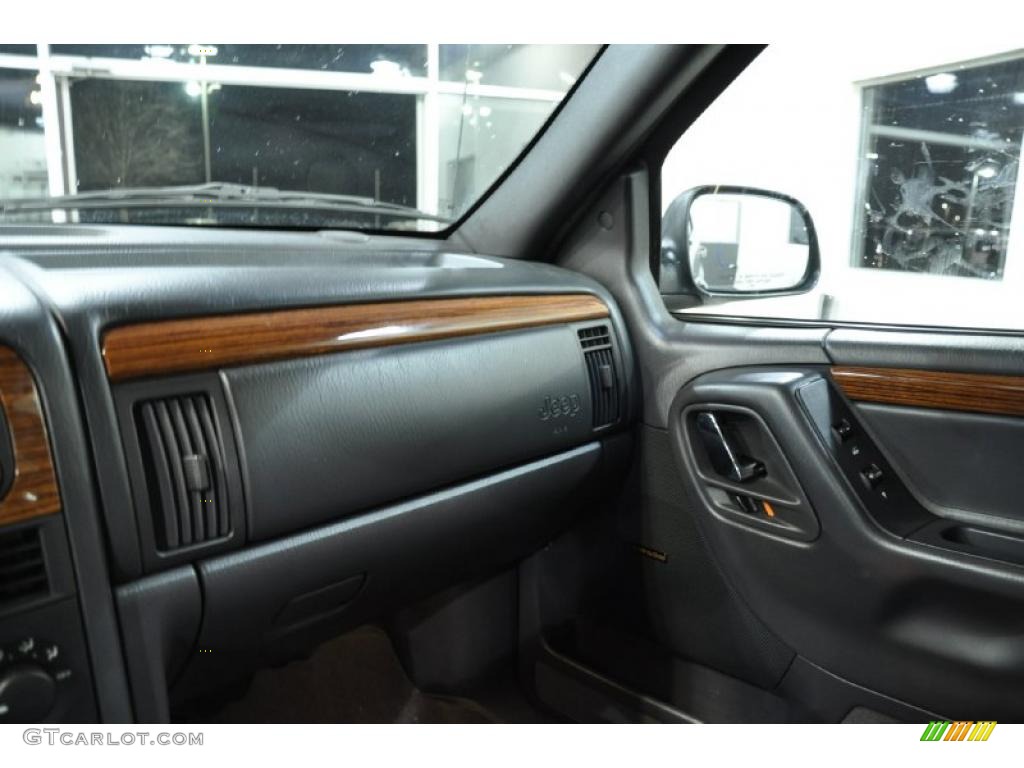 1999 Grand Cherokee Limited 4x4 - Bright Platinum Metallic / Agate photo #18