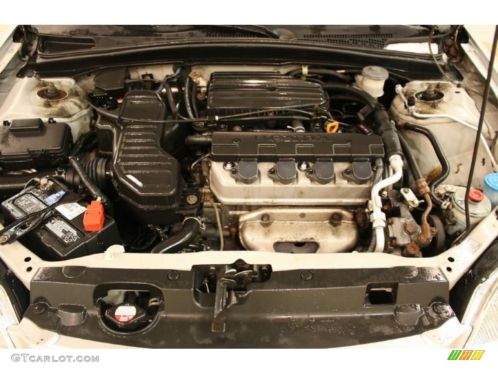 2003 Honda Civic LX Sedan 1.7 Liter SOHC 16V 4 Cylinder Engine Photo #44563645