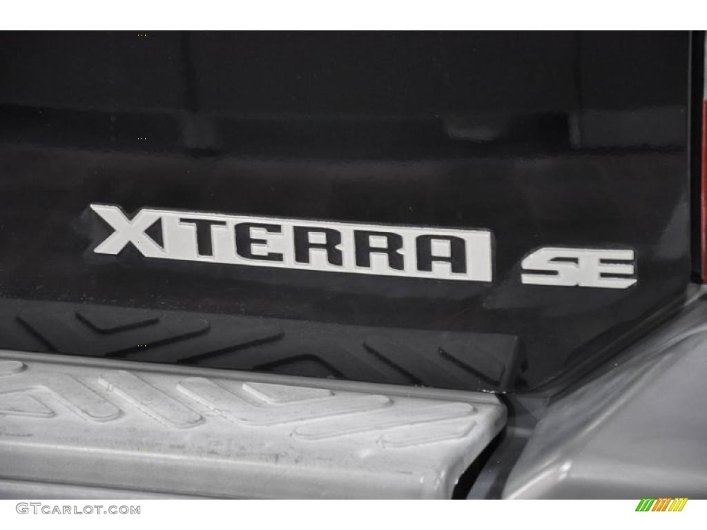 2001 Xterra SE V6 4x4 - Super Black / Dusk Gray photo #6