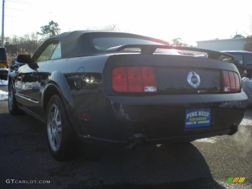 2006 Mustang GT Premium Convertible - Black / Light Graphite photo #7