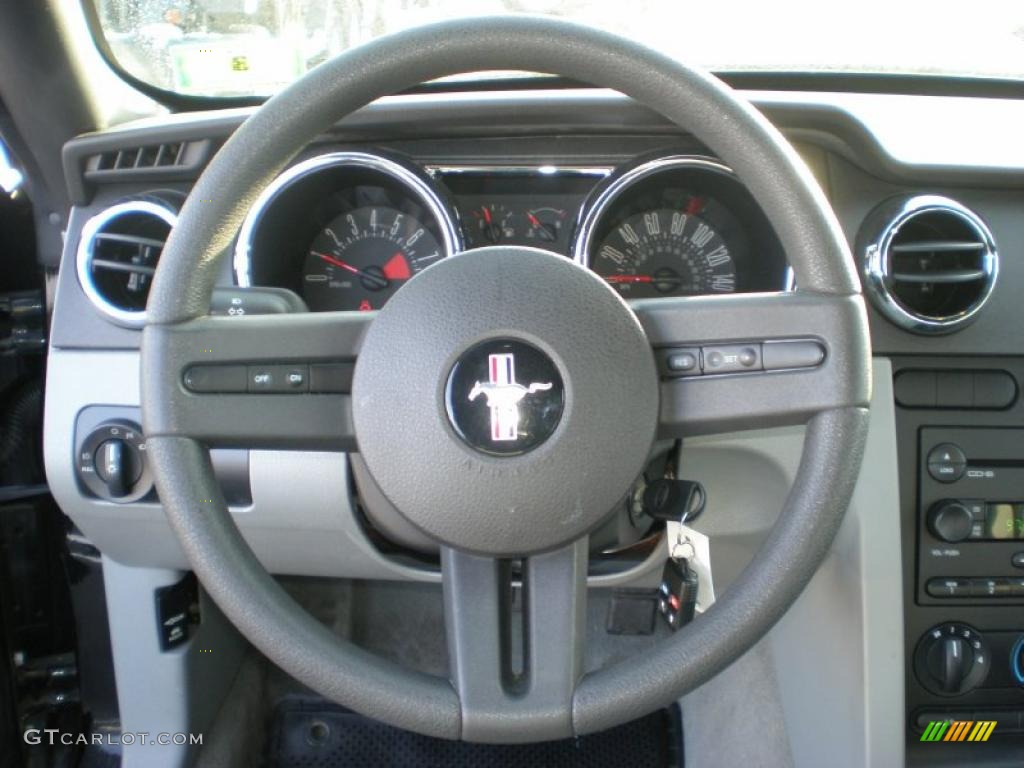 2006 Mustang GT Premium Convertible - Black / Light Graphite photo #11
