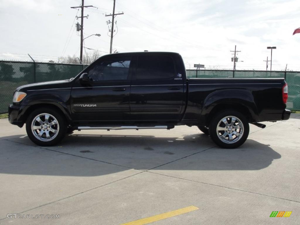 2005 Tundra Limited Double Cab - Black / Light Charcoal photo #6