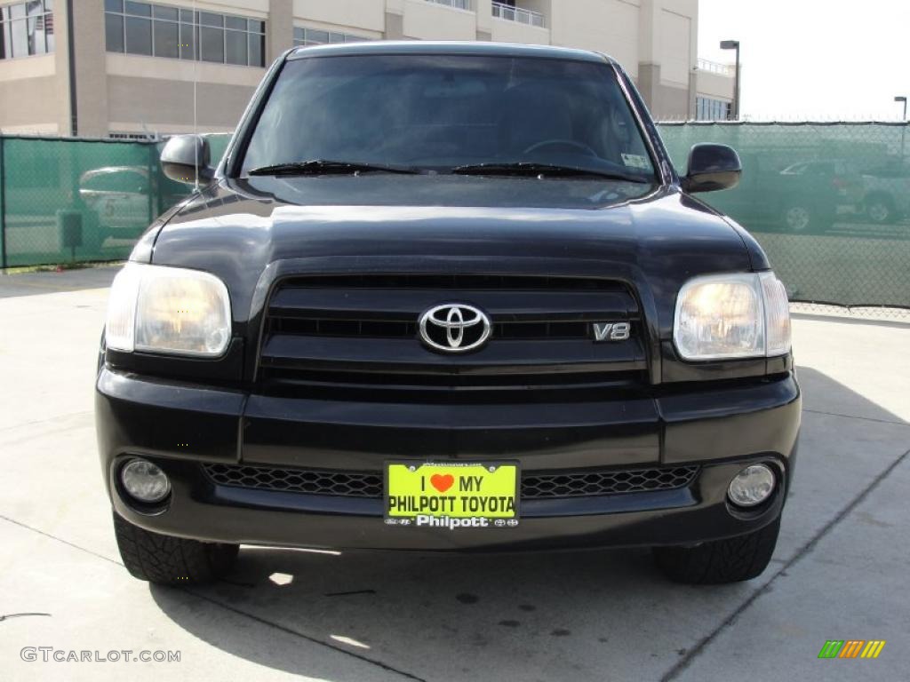 2005 Tundra Limited Double Cab - Black / Light Charcoal photo #8