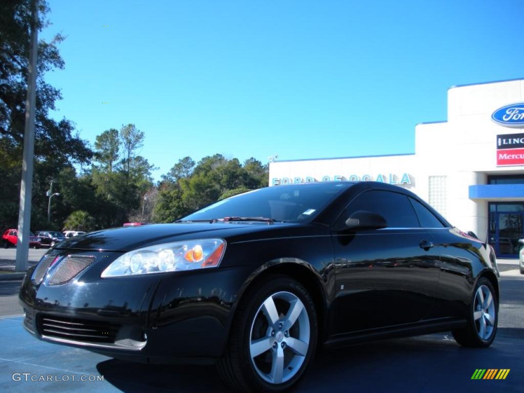 2007 G6 GT Convertible - Black / Light Taupe photo #1
