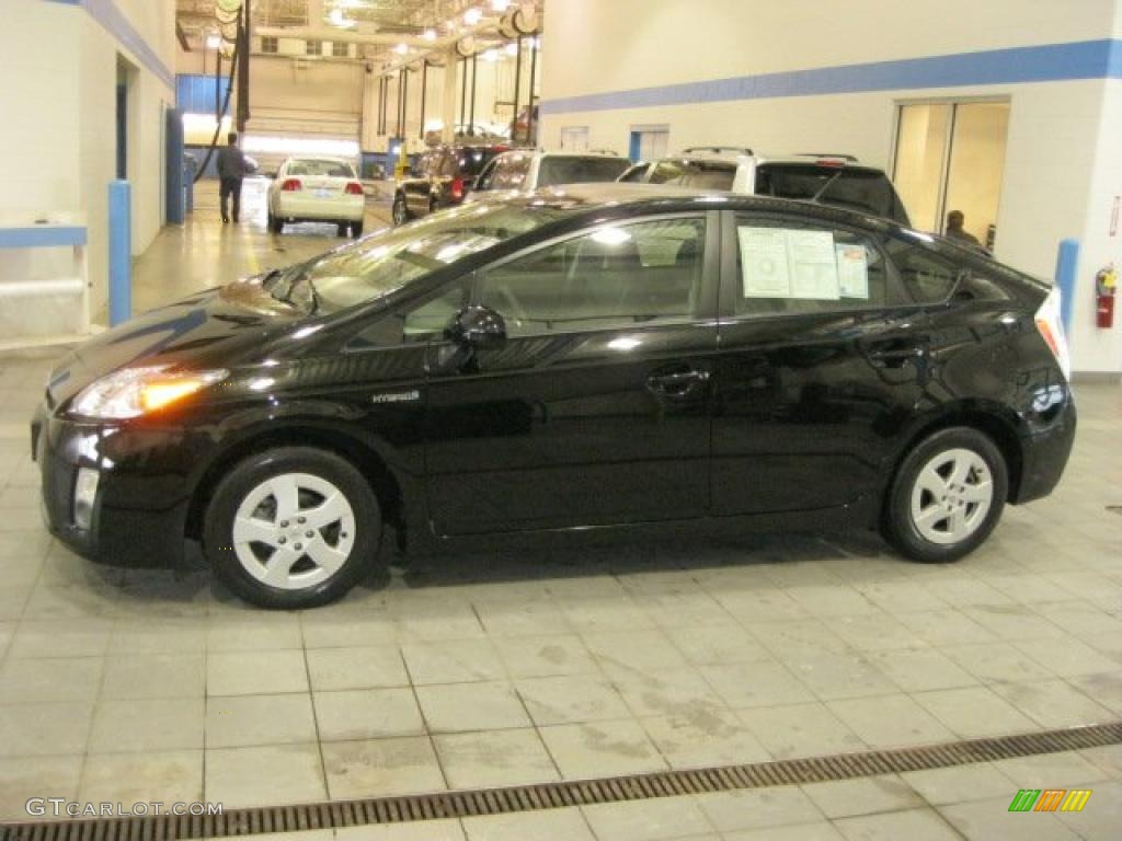 2010 Prius Hybrid III - Black / Dark Gray photo #4