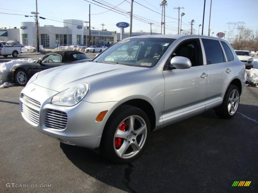 Crystal Silver Metallic 2006 Porsche Cayenne Turbo S Exterior Photo #44566465