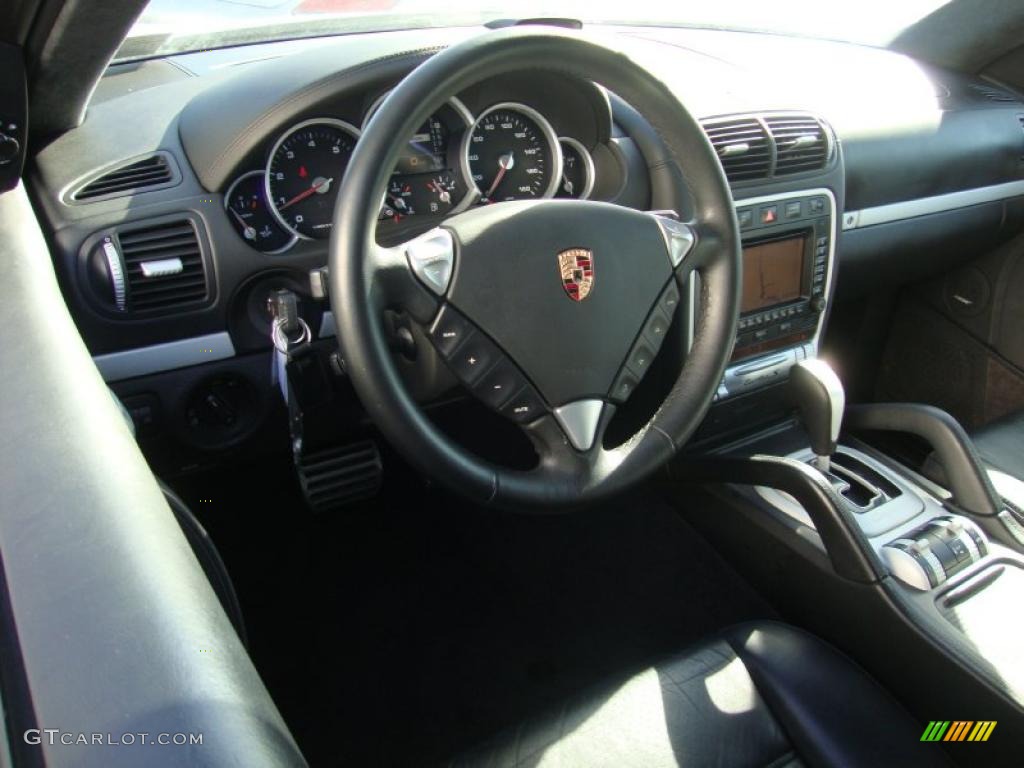 2006 Porsche Cayenne Turbo S Black Dashboard Photo #44566617
