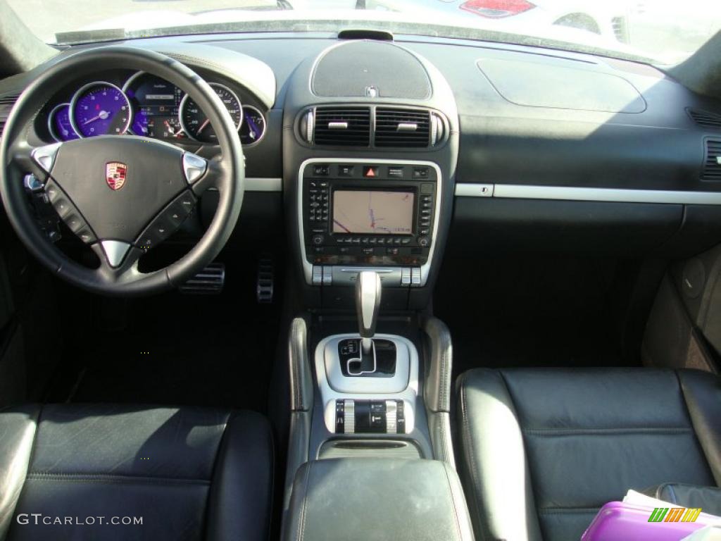2006 Porsche Cayenne Turbo S Black Dashboard Photo #44566837