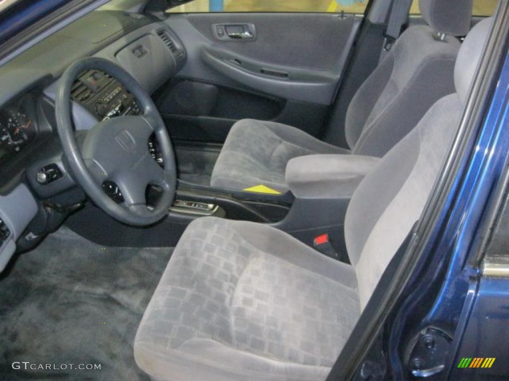 Lapis Blue Interior 2002 Honda Accord EX Sedan Photo #44566981