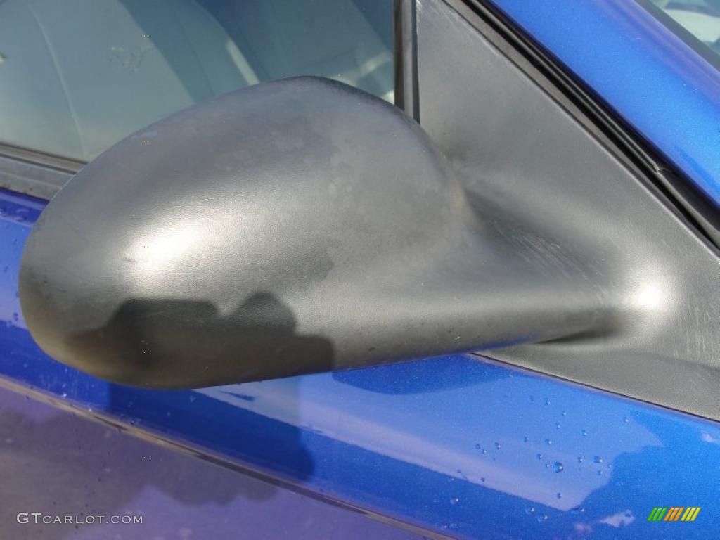 2002 Mustang V6 Convertible - Sonic Blue Metallic / Medium Graphite photo #16