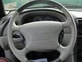 Medium Graphite 2002 Ford Mustang V6 Convertible Steering Wheel