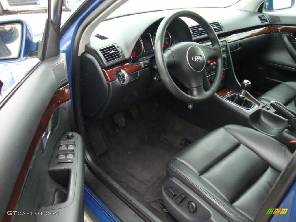 Ebony Interior 2002 Audi A4 3.0 quattro Sedan Photo #44568846
