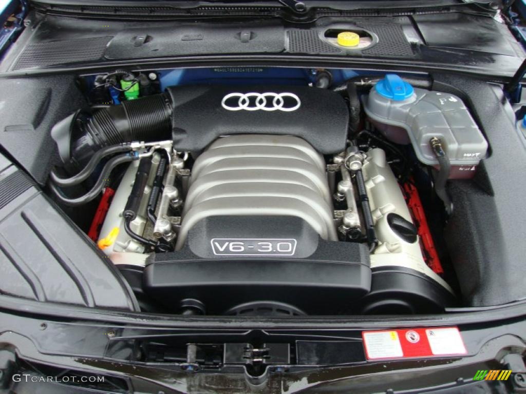 2002 Audi A4 3.0 quattro Sedan 3.0 Liter DOHC 30-Valve V6 Engine Photo #44569169