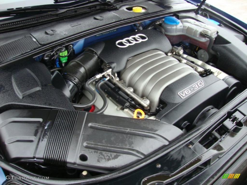 2002 Audi A4 3.0 quattro Sedan 3.0 Liter DOHC 30-Valve V6 Engine Photo #44569209