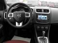 Black/Red 2011 Dodge Avenger Mainstreet Dashboard