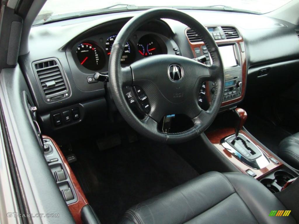 Ebony Interior 2004 Acura MDX Touring Photo #44570481