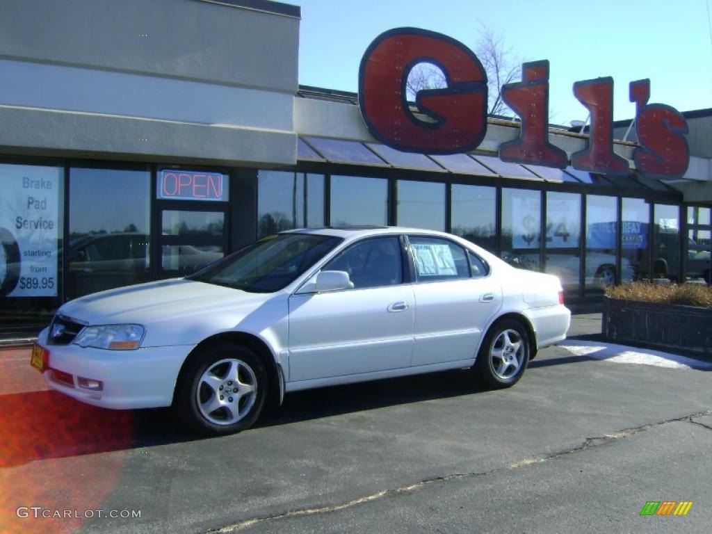 White Diamond Pearl Acura TL