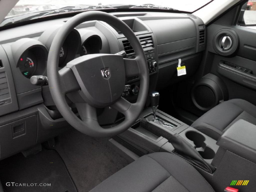 Dark Slate Gray Interior 2011 Dodge Nitro Heat Photo #44572209