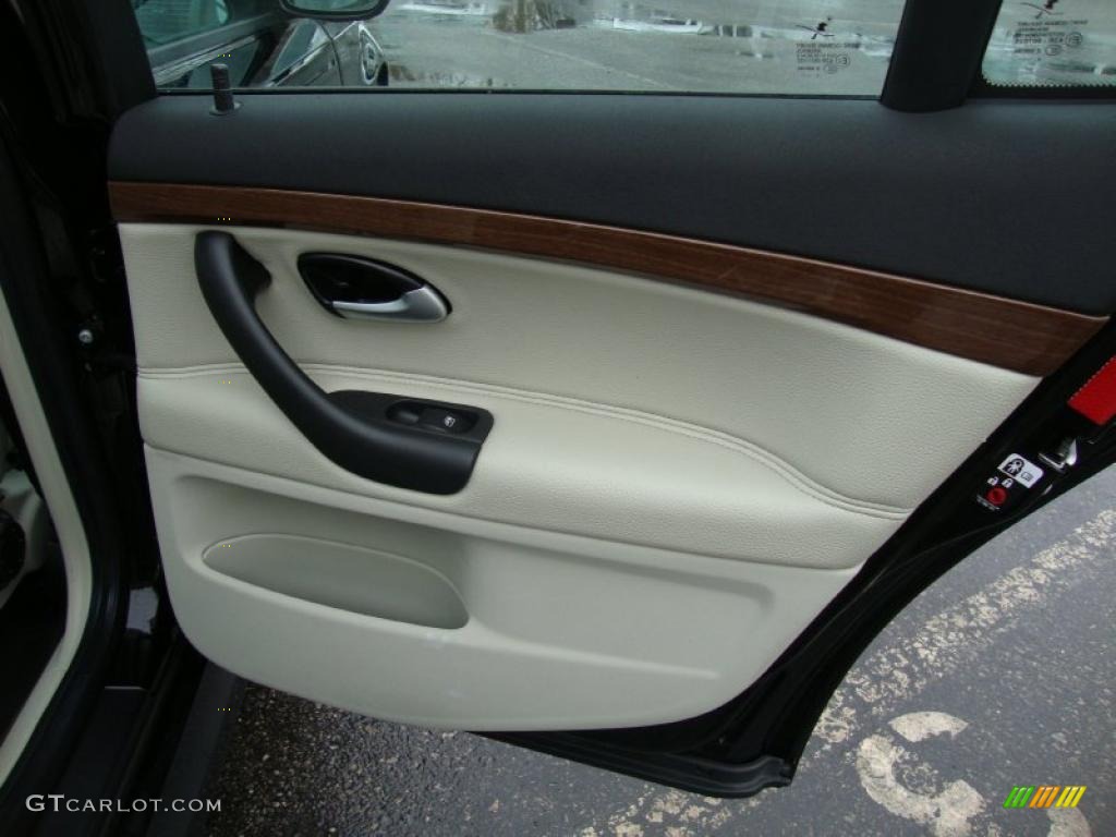 2006 Saab 9-3 2.0T Sport Sedan Parchment Door Panel Photo #44572337