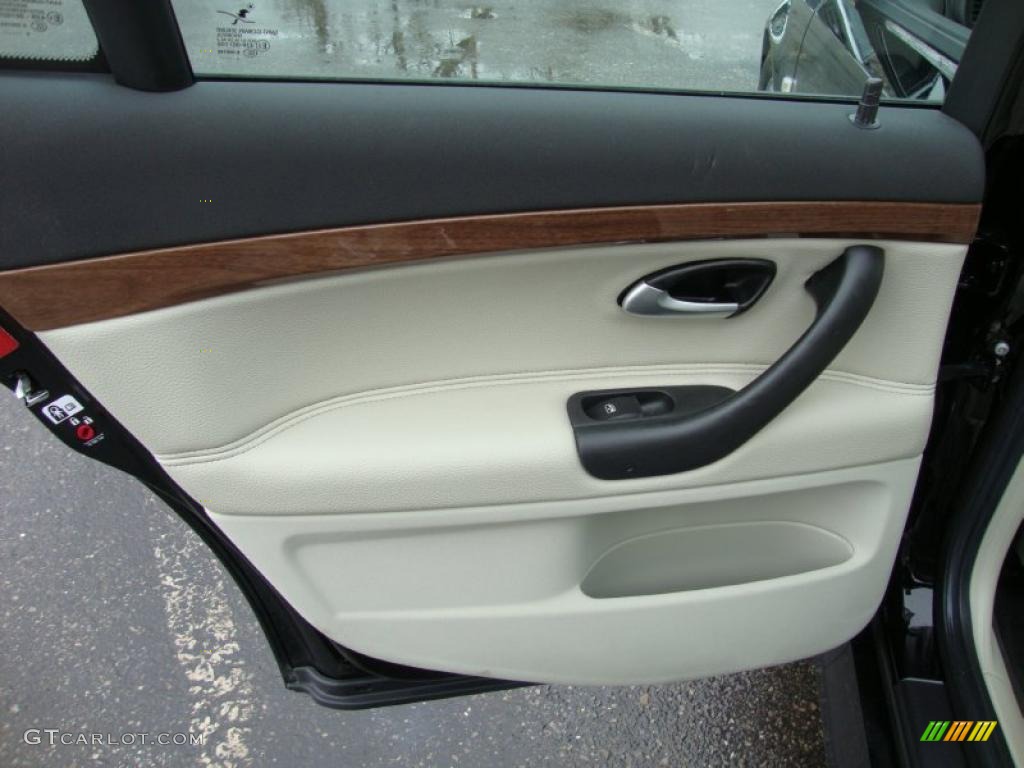 2006 Saab 9-3 2.0T Sport Sedan Parchment Door Panel Photo #44572369