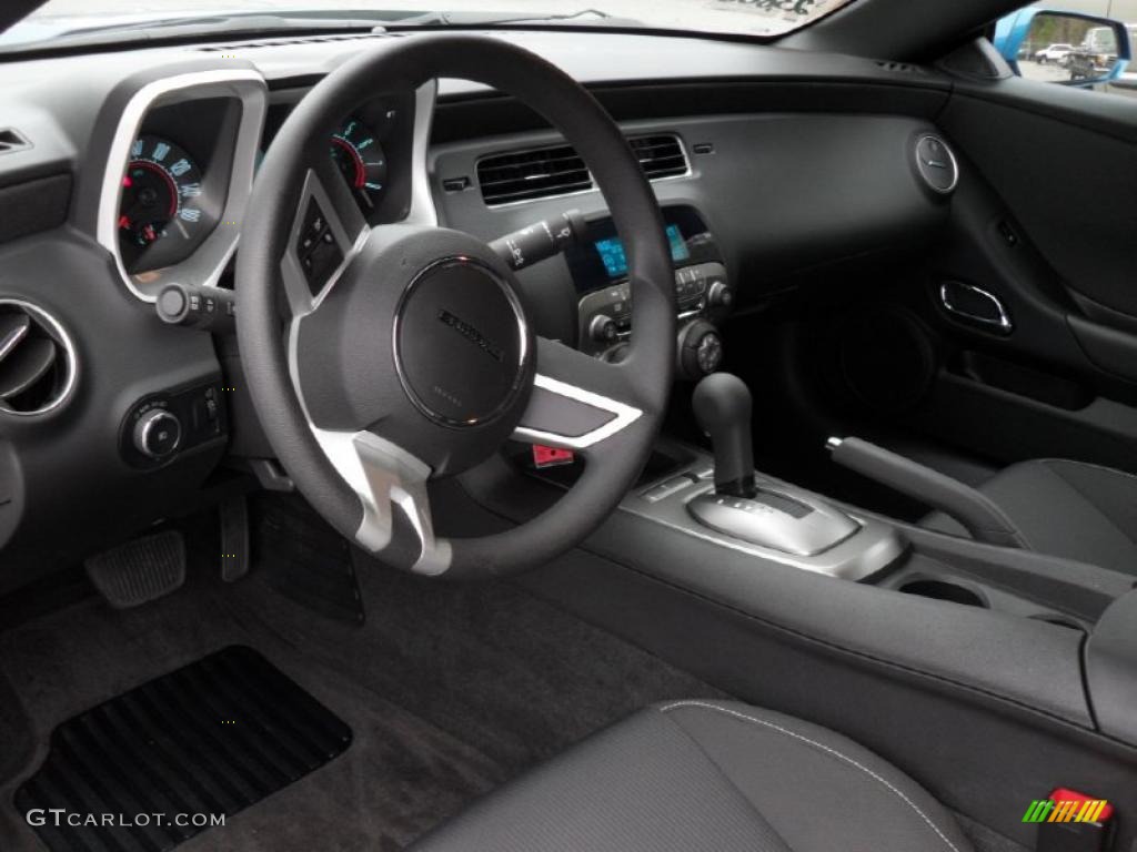 Black Interior 2010 Chevrolet Camaro LT Coupe Photo #44573517