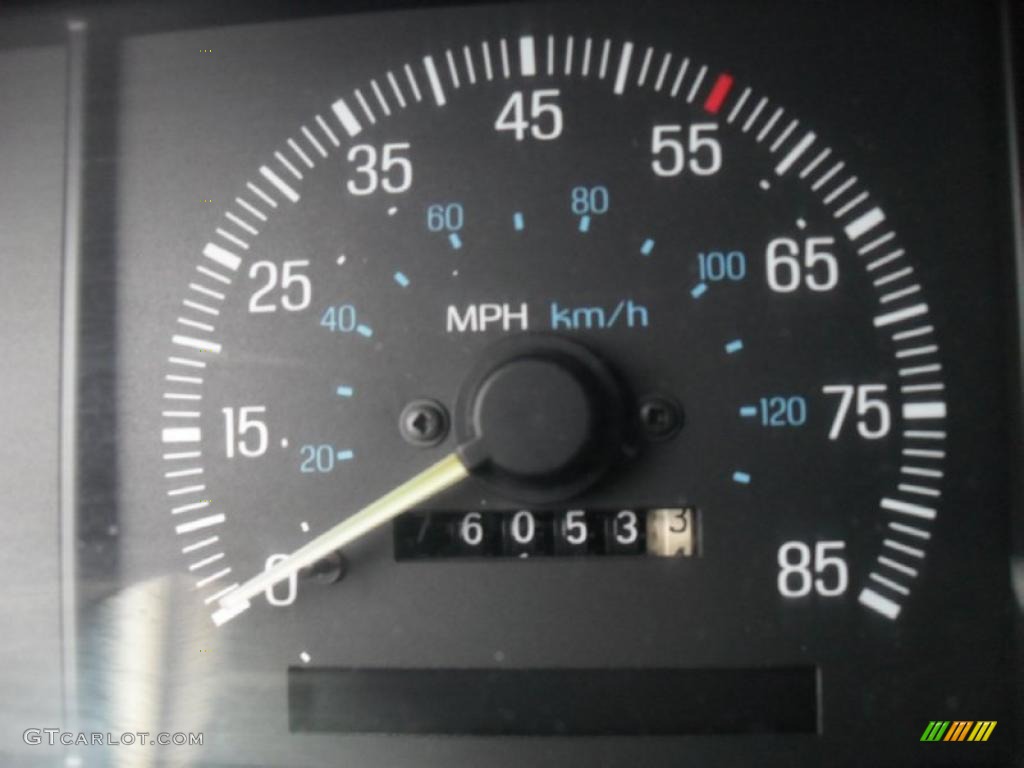 1990 Ford F150 XLT Lariat Regular Cab Gauges Photo #44573716