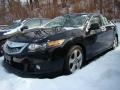 2009 Crystal Black Pearl Acura TSX Sedan  photo #3