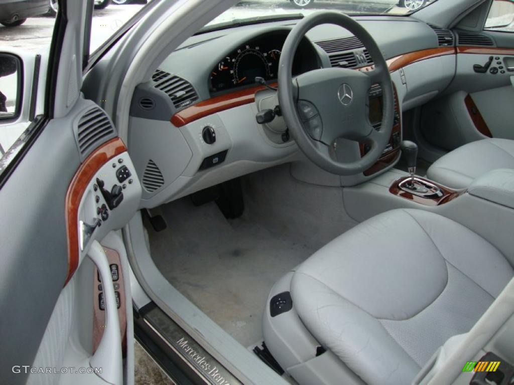 Ash Interior 2001 Mercedes-Benz S 430 Sedan Photo #44575421