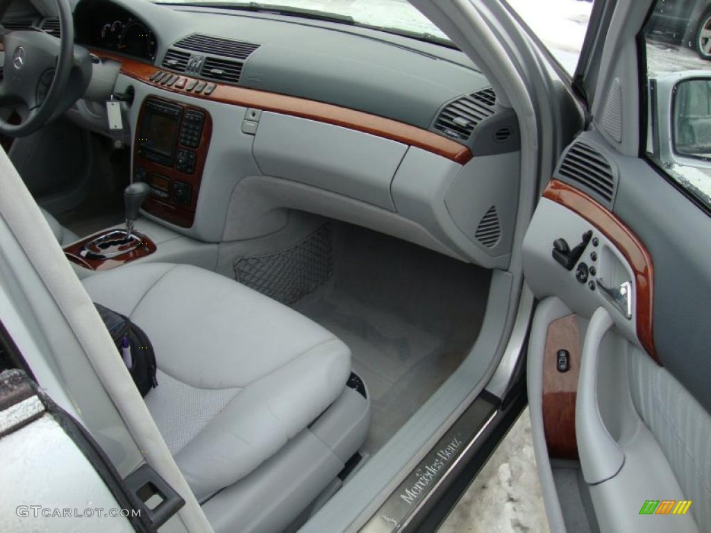 Ash Interior 2001 Mercedes-Benz S 430 Sedan Photo #44575525