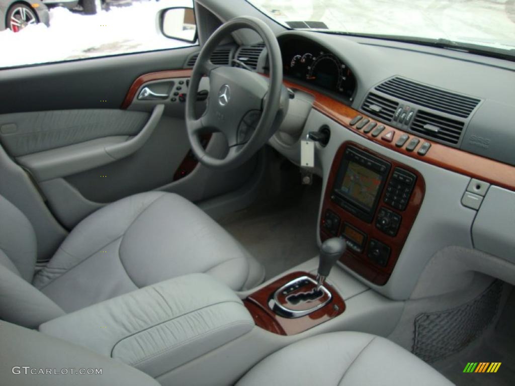 2001 Mercedes-Benz S 430 Sedan Ash Dashboard Photo #44575541