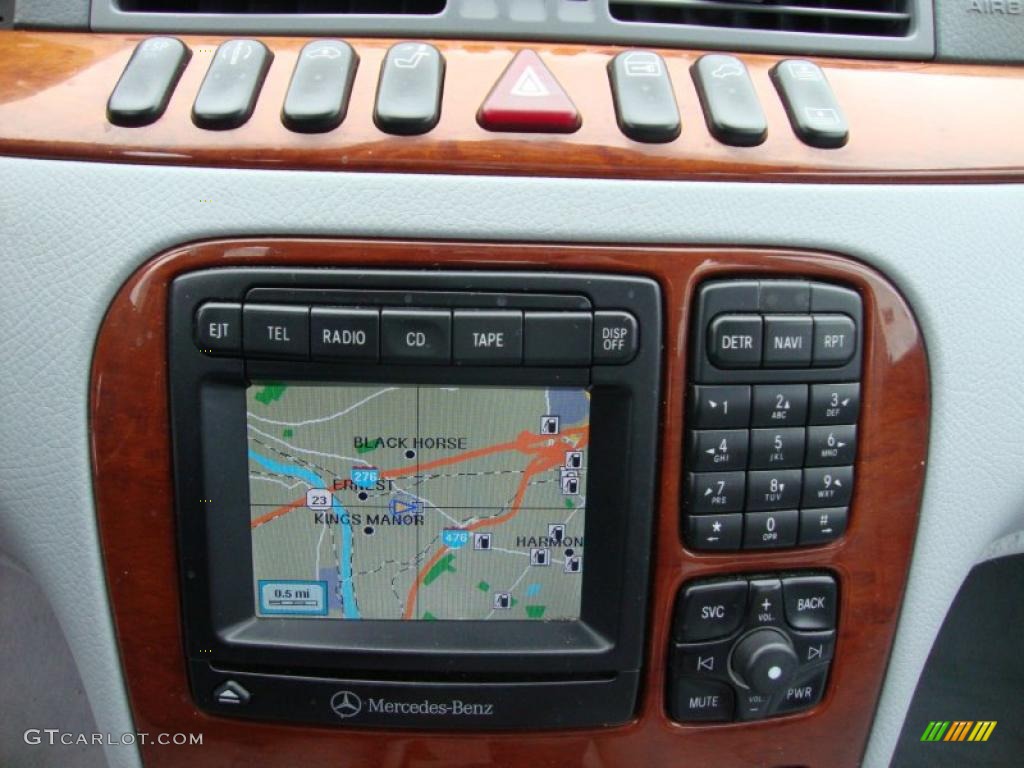 2001 Mercedes-Benz S 430 Sedan Navigation Photos