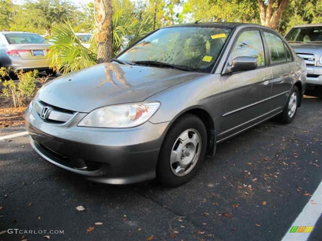 Magnesium Metallic 2005 Honda Civic Hybrid Sedan Exterior Photo #44579441