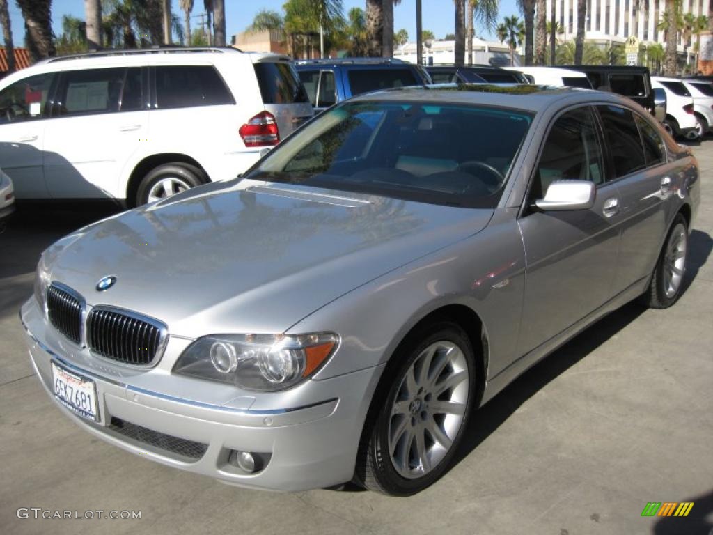 2006 7 Series 750i Sedan - Titanium Silver Metallic / Black/Black photo #5