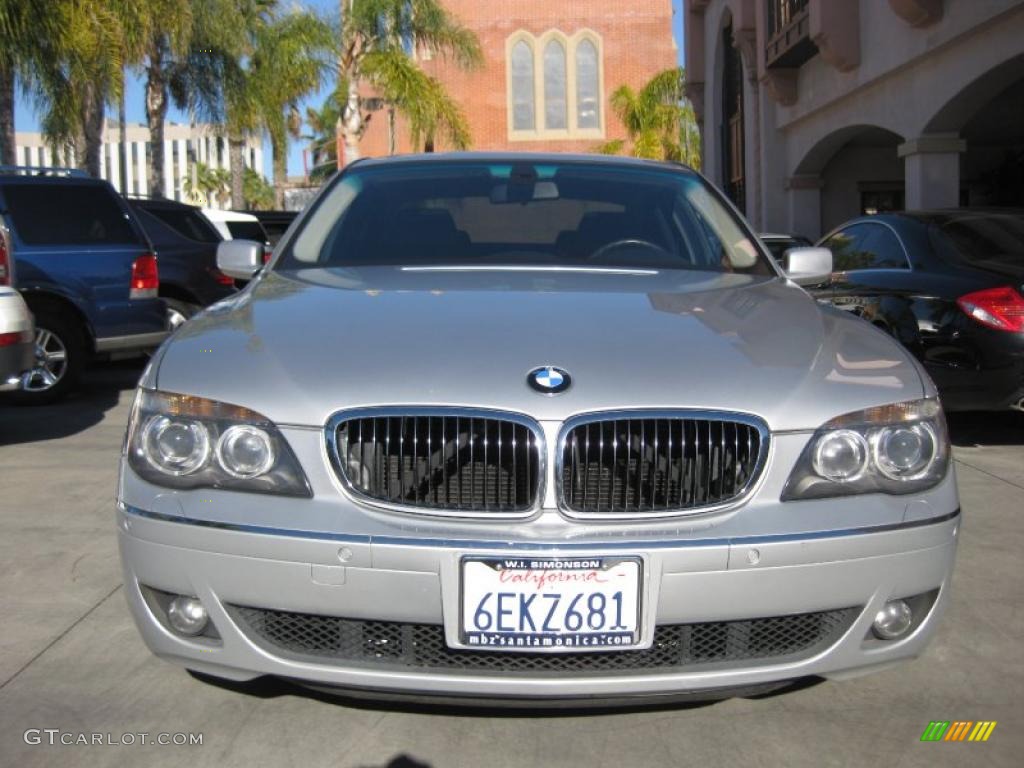 2006 7 Series 750i Sedan - Titanium Silver Metallic / Black/Black photo #6