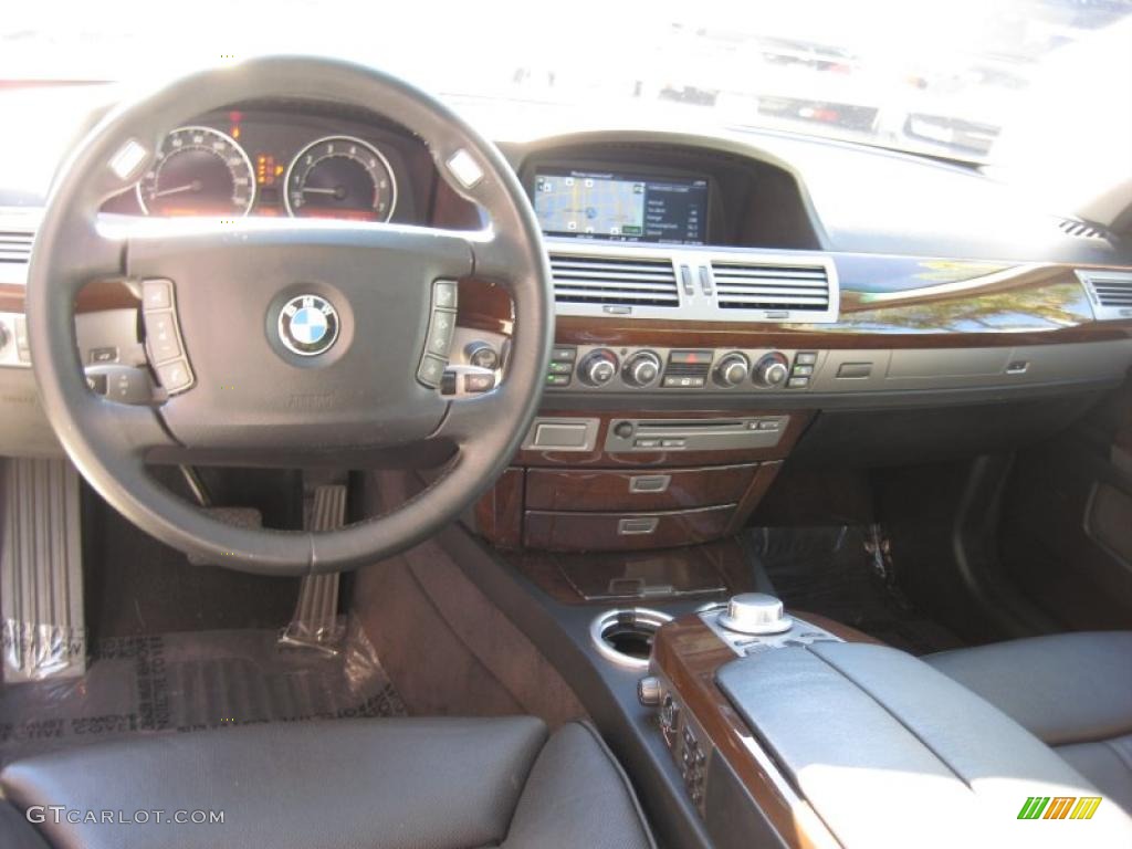 2006 7 Series 750i Sedan - Titanium Silver Metallic / Black/Black photo #22