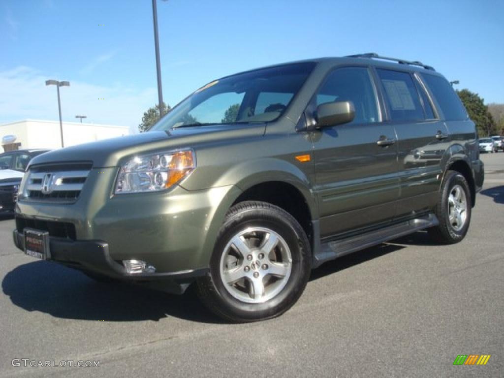 2006 Pilot EX-L 4WD - Amazon Green Metallic / Olive photo #2