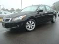 2010 Crystal Black Pearl Honda Accord EX-L V6 Sedan  photo #2