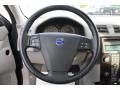 2005 Volvo V50 Dark Beige/Quartz Interior Steering Wheel Photo
