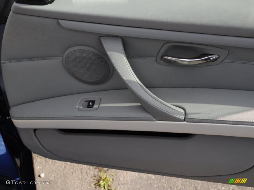 2007 3 Series 335i Coupe - Montego Blue Metallic / Grey photo #5