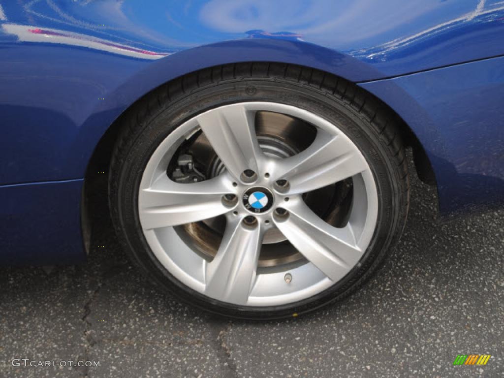 2007 3 Series 335i Coupe - Montego Blue Metallic / Grey photo #12
