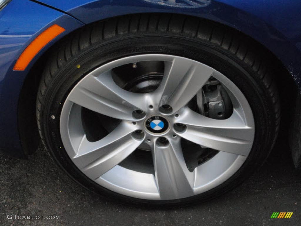 2007 3 Series 335i Coupe - Montego Blue Metallic / Grey photo #24