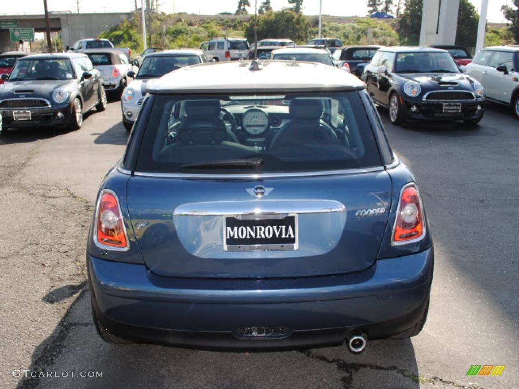 2009 Cooper Hardtop - Horizon Blue / Black/Grey photo #9