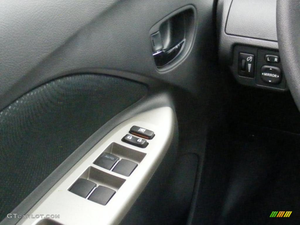 2010 Yaris Sedan - Pacific Blue Metallic / Bisque photo #21