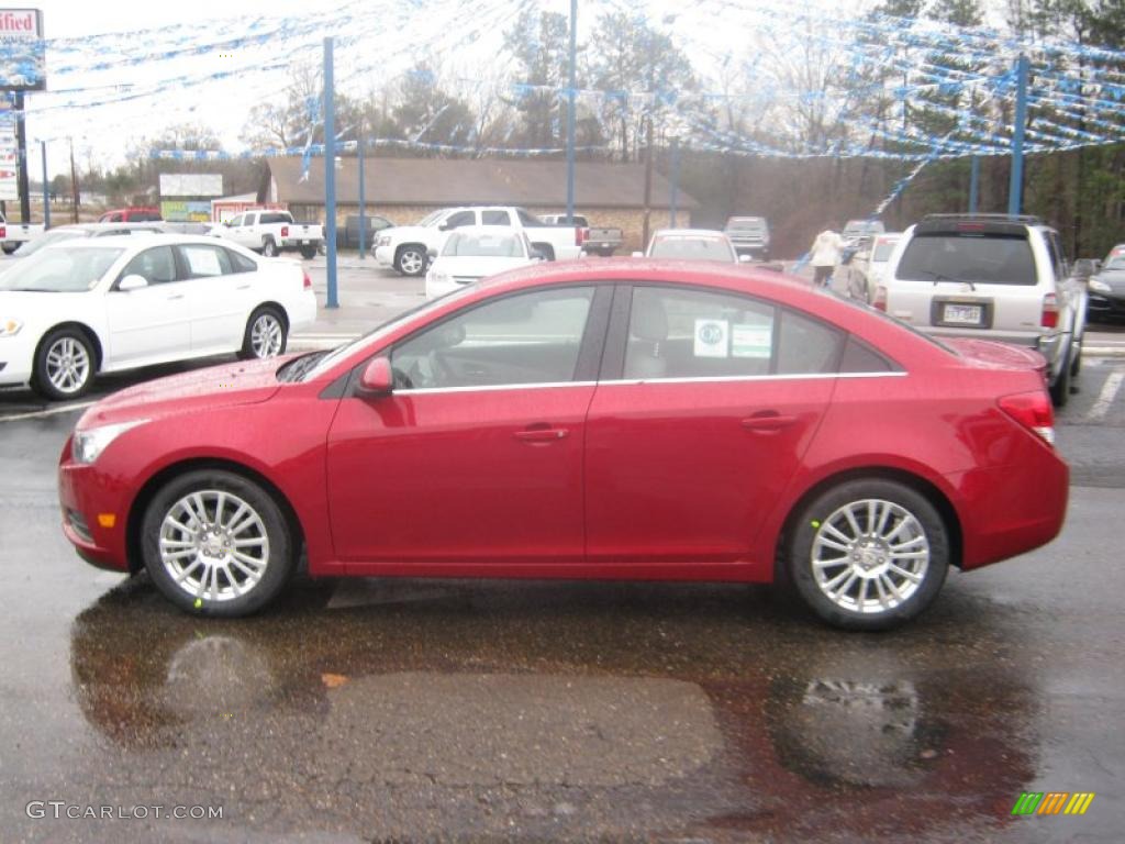 Crystal Red Metallic Tintcoat 2011 Chevrolet Cruze ECO Exterior Photo #44585177