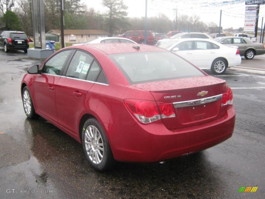 Crystal Red Metallic Tintcoat 2011 Chevrolet Cruze ECO Exterior Photo #44585193