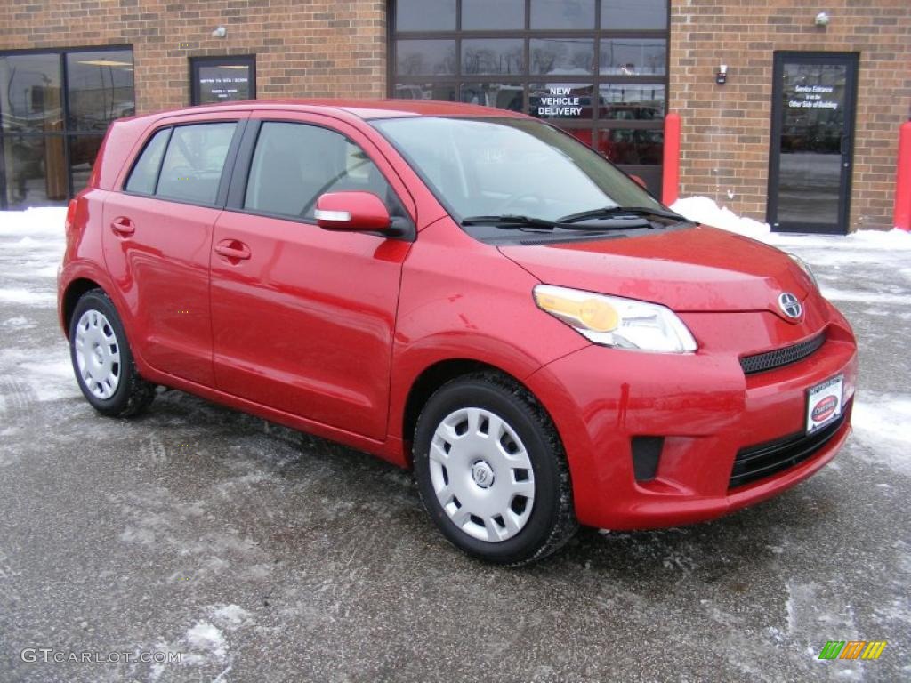 Barcelona Red Metallic 2010 Scion xD Standard xD Model Exterior Photo #44585885