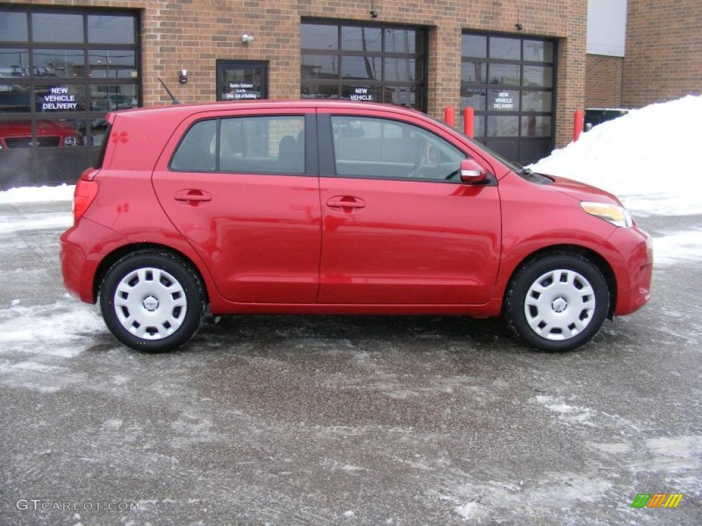 Barcelona Red Metallic 2010 Scion xD Standard xD Model Exterior Photo #44585897